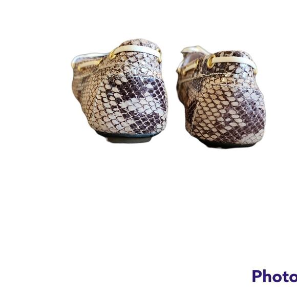 NEW Issac Mizrahi snake skin loafers - Picture 3 of 4